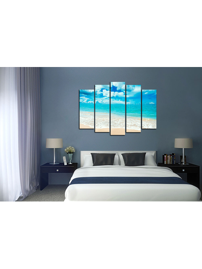 Модульная картина "Голубой океан"