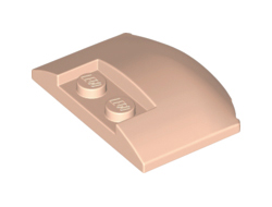 Wedge 3 x 4 x 2/3 Triple Curved, Light Nougat (93604 / 6329294 / 6381799)