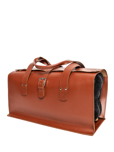 Кожаная дорожная сумка Gavardo Premium red (арт. 
4043-53)