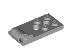 Hinge Plate 2 x 4 with Pin Hole and 2 Holes - Bottom, Light Bluish Gray (43056 / 6258903)