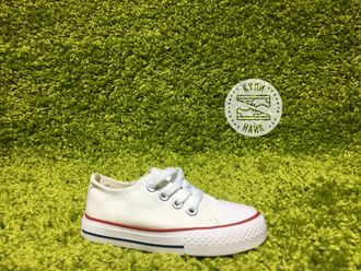 Converse All Star Белые, детские (25-30)  Арт. 018