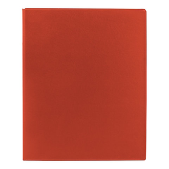 Папка на 4 кольцах BRAUBERG, картон/ПВХ, 40 мм, красная, до 250 листов (удвоенный срок службы), 228394