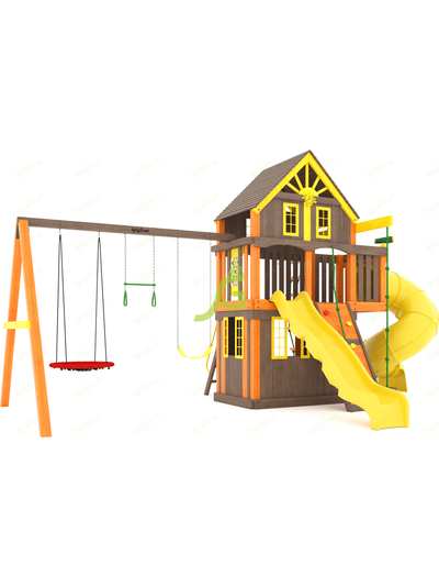 Детская площадка IgraGrad Шато 2 с трубой (Домик) мод.2