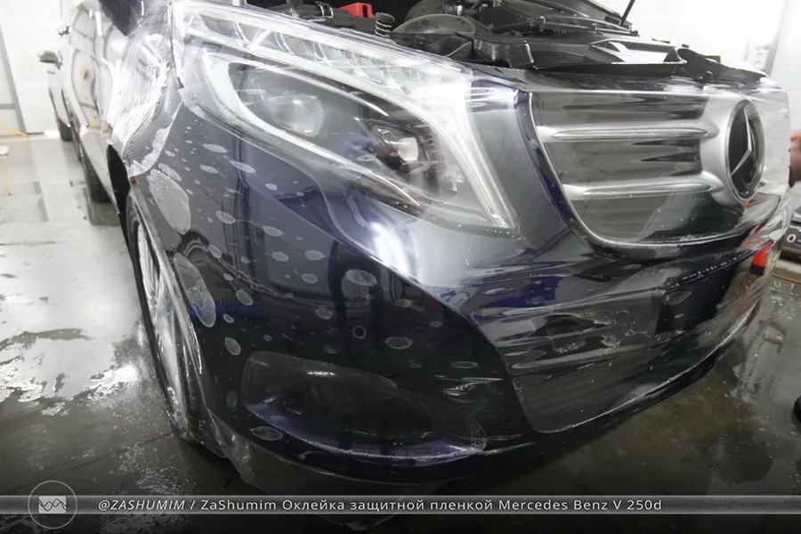 Оклейка защитной пленкой Mercedes Benz V-Class