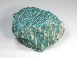 Амазонит, необработанный образец, Кольский п-ов (84*68*38 мм, 256 г) №23804