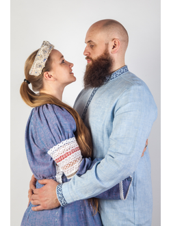 Платье льняное "На любовь"