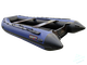 Лодка ПВХ Hunterboat Хантер Классика НД 420А Синий / Чёрный