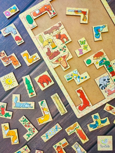 Головоломка тетрис "Лесное царство"