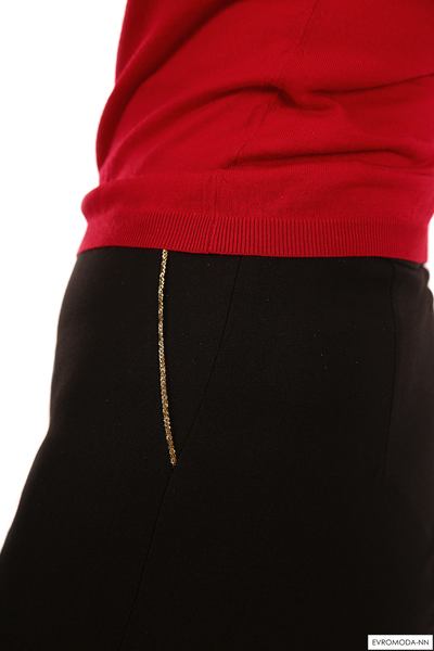 Юбка черная Linea Cinque Италия 30/21222 (р. 48/ 50 RU)