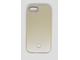 Защитная крышка iPhone 7, 8 с подсветкой LED, золотистая
