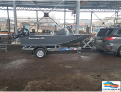 Транспортировочный и стояночный тент для лодки ВАЙТМАНА  400 капотная