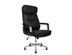 Кресло Atlas / (black) черная экокожа