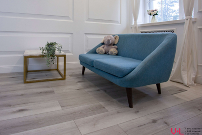 Кварцвиниловая плитка Damy Floor Family LVT Дуб Классический Серый T7020-2-LVT