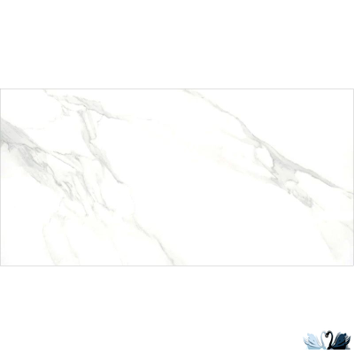 Керамогранит Eurotile Amina Calacatta 717 60x120 см Glossy белый мрамор