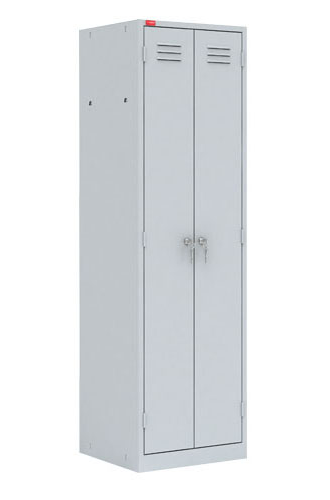 Двухсекционный металлический шкаф ШРМ-22У