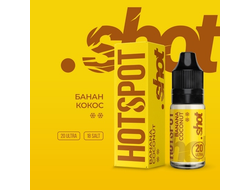 HOTSPOT SHOT SALT (18 MG) 10ml - БАНАН-КОКОС