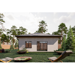 Одноэтажный дом с тремя спальнями 78м² (S14)