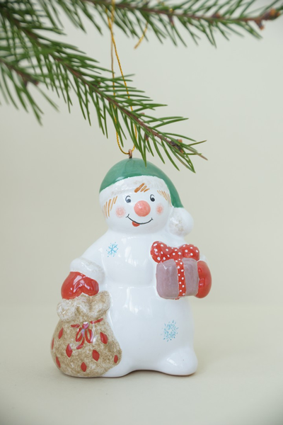 Снеговик с мешком