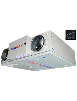VMPVU-E-PR-750-3.6/1-1 КОМПАКТНАЯ ПРИТОЧНО-ВЫТЯЖНАЯ УСТАНОВКА С ПЛАСТИНЧАТЫМ РЕКУПЕРАТОРОМ до 750 м3/ч, 3,6 kW/230VAC