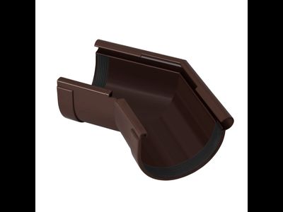 RAINWAY УГОЛ ЖЕЛОБА НАРУЖНЫЙ 135°, ЦВЕТ КОРИЧНЕВЫЙ