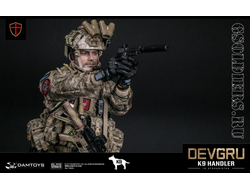 Боец DEVGRU со служебной собакой - Коллекционная фигурка 1/6 DEVGRU K9-handler in Afghanistan (DAM 78040) - DAMToys