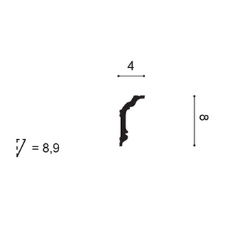 Карниз CX176 - 8*4*200см