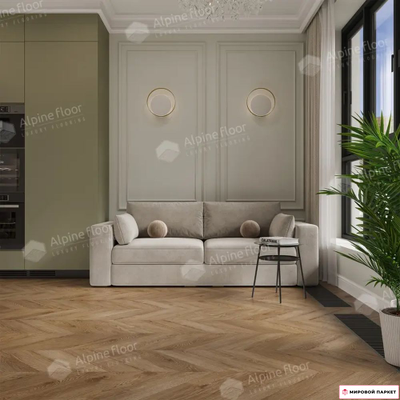 Ламинат Alpine Floor Chevron Art Дуб Эверест LF109-06 в интернет-магазине mirovoy-parquet.ru