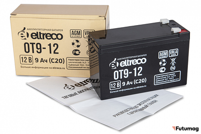 Аккумулятор Eltreco 6-F-9 (12V9A/H C20)