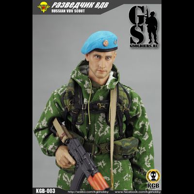 Разведчик ВДВ - коллекционная фигурка 1/6 KGB-003 Russian VDV Scout - KGB Hobby