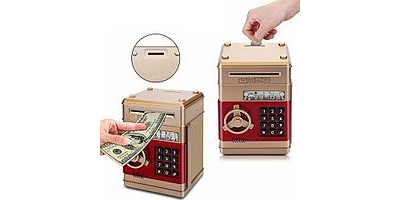 Копилка-сейф  с кодовым замком и купюроприемником ОПТОМ