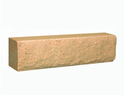 Кирпич гиперпрессованный рваный ложковый оранжевый М250