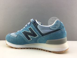 New Balance 574 Синие с черным женские (36-40) Арт. 051МF