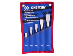 Набор зубил, чехол из теторона, 5 предметов KING TONY 1025PRN