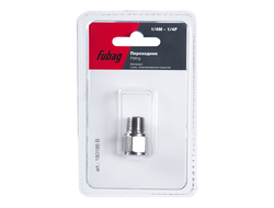 FUBAG Переходник 1/4"M на 1/4"F, блистер 1 шт