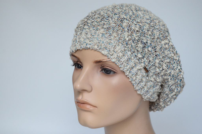 Берет Vizio 1220 ВO летний белый с голубым