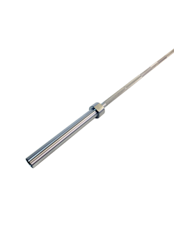 Гриф олимпийский прямой 86" с упорными подшипниками нагрузка до 456 кг REBEL