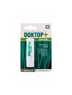 Бальзам для губ  RELOUIS Dоктор + алое вера