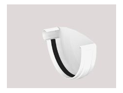 GIZA ЗАГЛУШКА ЖЕЛОБА ЛЕВАЯ 120 ММ, ЦВЕТ БЕЛЫЙ