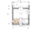 Двухэтажный дом с одной спальней 55м² (S22)