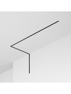 Профиль 2м Exility IP встраиваемый черный, O-TR002BF-P-B2M, Maytoni