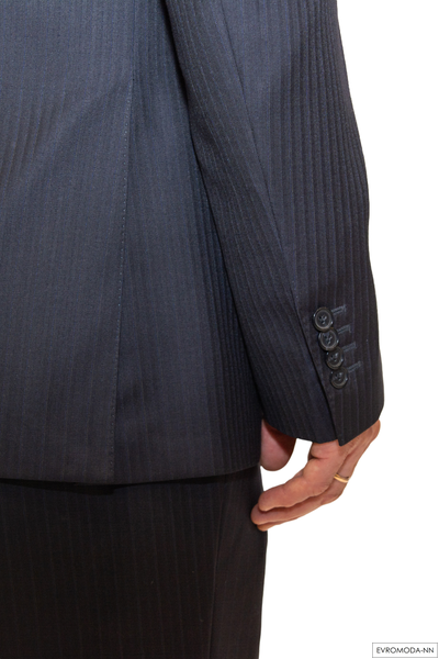 Костюм мужской синий в полоску Дариан (р.50)