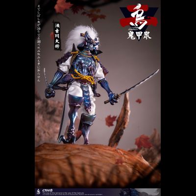 Самурай-кузнечик, синий - КОЛЛЕКЦИОННАЯ ФИГУРКА 1/12 Soldier - Gweitong series 2 (CT00B) - CROW TOYS