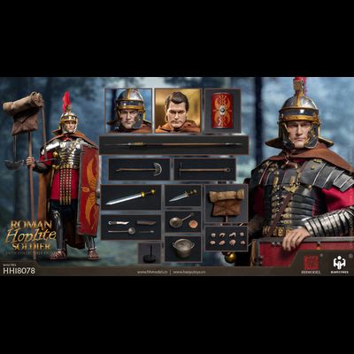 Римский легионер в медной броне - КОЛЛЕКЦИОННАЯ ФИГУРКА 1/6 scale Imperial Legion Hoplite (HH18078) - HHMODEL &amp; HAOYUTOYS