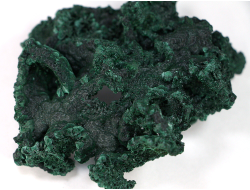 Малахит плисовый, кристаллический, Конго (95*78*33 мм, 156 г) №18528