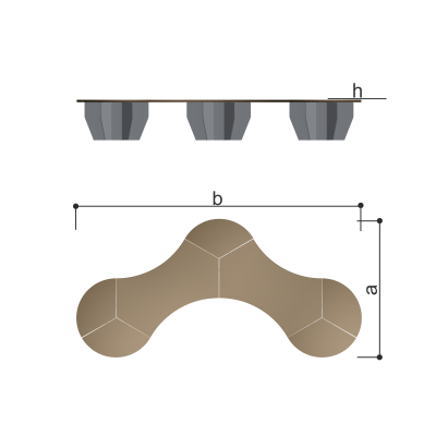 Скамья Romana 302.33.01