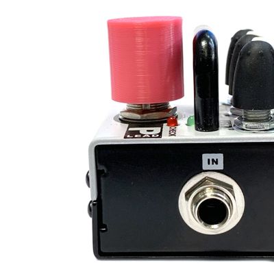 Насадка на кнопку педали эффектов, высокая (3D печать), 1 шт (розовая)