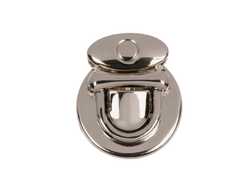 Замок-клапан LBZ -10 для сумки 22х25  мм цвет никель