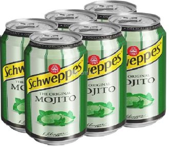 Швепс Мохито 330мл - заказать газированный напиток Schweppes Mojito по ...