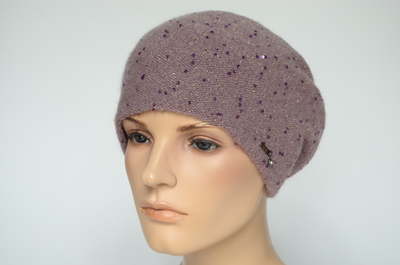 Vizio шапка 1042 темно розовый