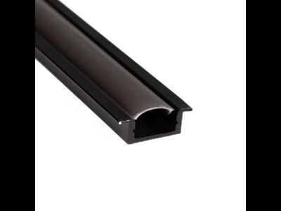 Алюминиевый профиль 4L-2206-BL-V Black | Черный ANOD